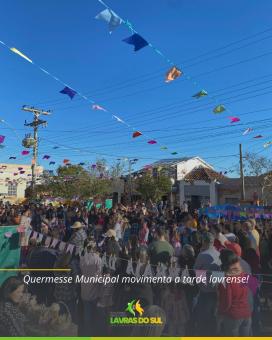 Quermesse Municipal movimenta Lavras do Sul 