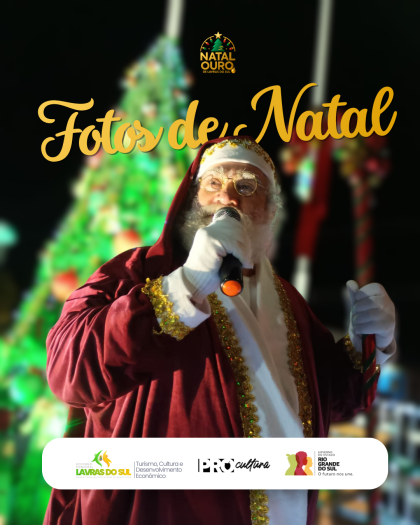 Abertura do Natal Ouro encanta Lavras do Sul em uma noite mágica